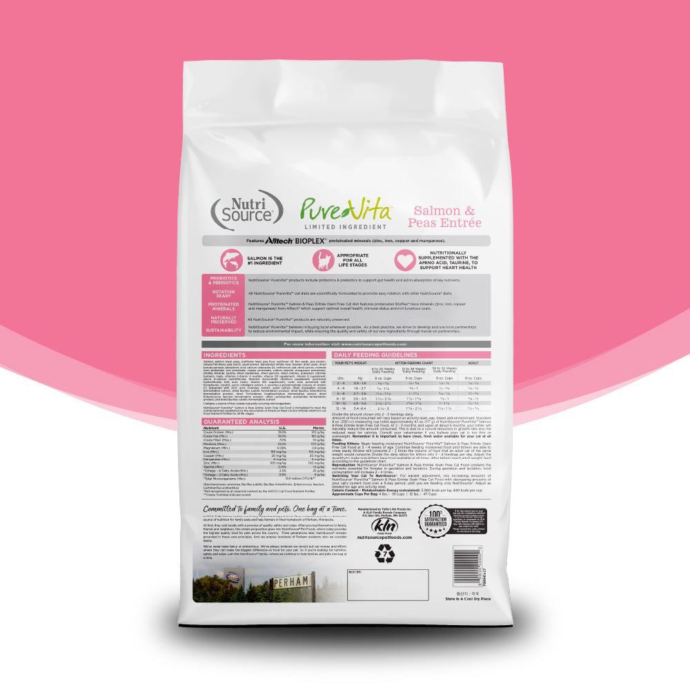 Grain Free Salmon & Pea Cat Food