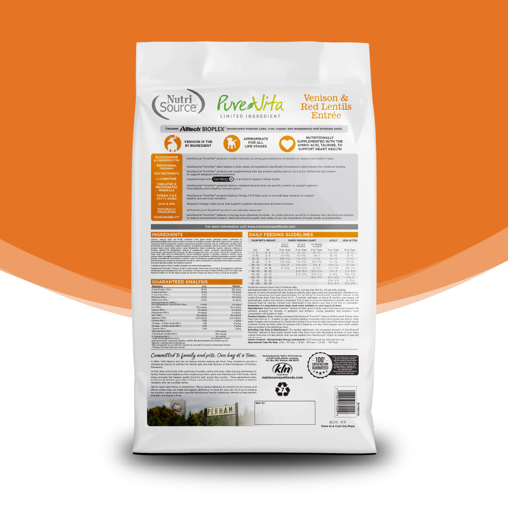 Grain Free Venison & Red Lentils