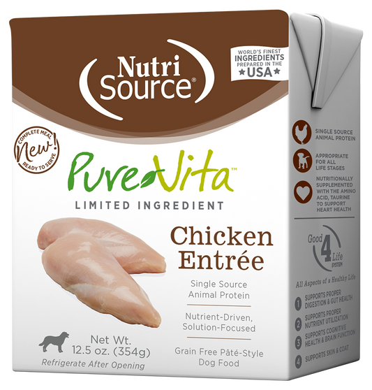 Pure Vita Chicken Entree Tetra Pak