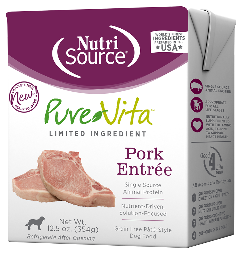 Pure Vita Pork Entree Tetra-Pak