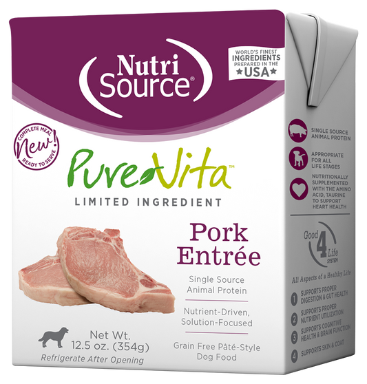 Pure Vita Pork Entree Tetra-Pak