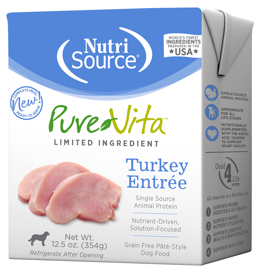 Pure Vita Turkey Entree Tetra-Pak