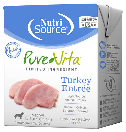 Pure Vita Turkey Entree Tetra-Pak