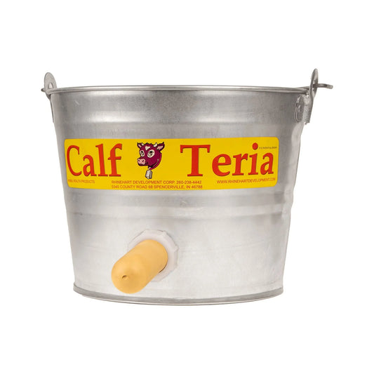 Calf-Teria Galvanized Calf Bucket