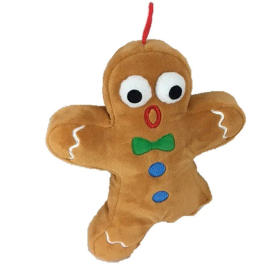 Ginger Snapped Gingerbread Man Dog Toy