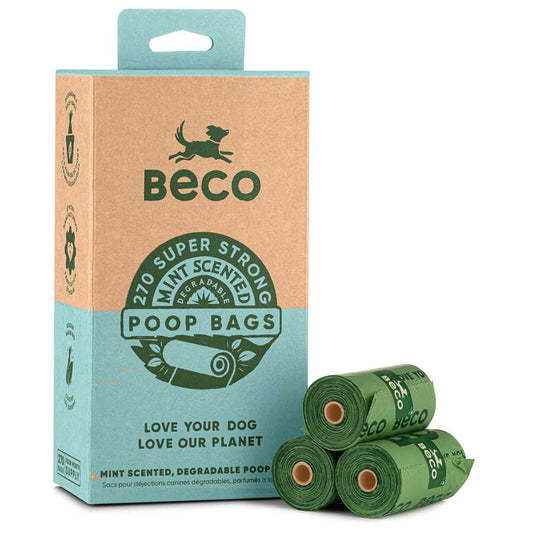 Beco Poop Bags Mint Scent - 60 Bags