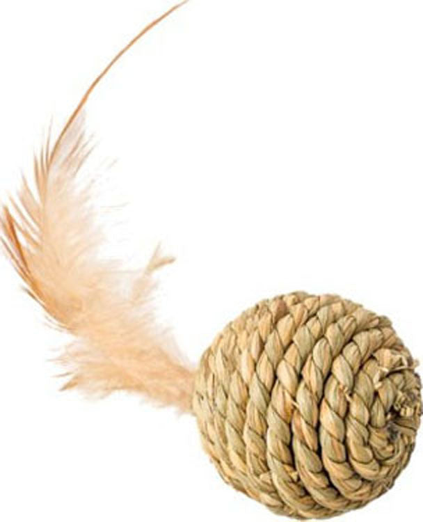 Ethical Spot Seagrass Ball w/ Feathers