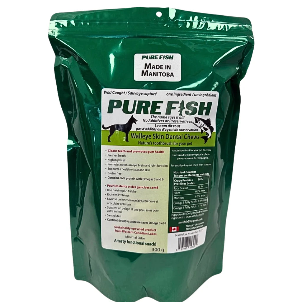 Walleye Skin Dental Chew