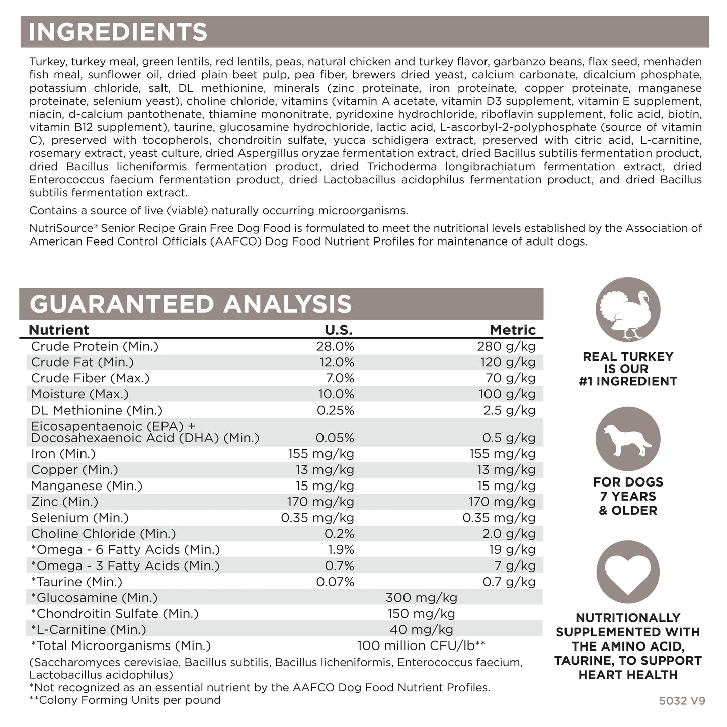 Grain Free Senior Turkey & Fish