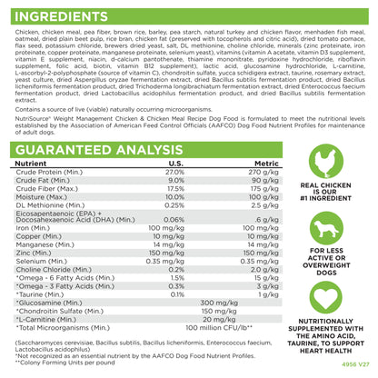 Weight Management Chicken & Rice